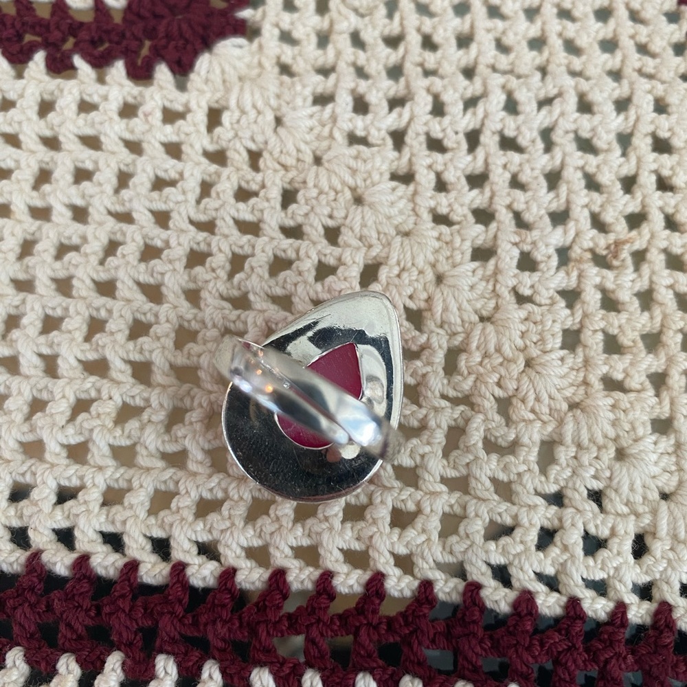 Pink druzy ring - Picture 3 of 3